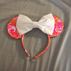 Lilly Pulitzer Print Minnie Ears!